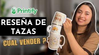 RESEÑA de TAZAS en Printify - Que taza vender AHORA MISMO! Print On Demand - Gana Dinero Desde Casa