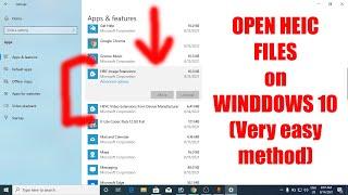 How To Open HEIC Files on Windows 10 (very easy method)