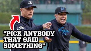 Umpire has no idea who he ejected, a breakdown