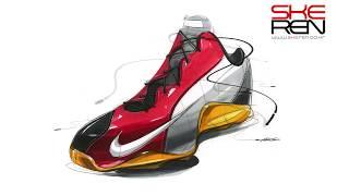 Shoes Sketch & Design(Basketball shoes)