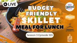 Lunchtime On A Budget: Easy And Delicious Skillet Meal! | One Pan Chicken and rice