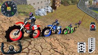 Impossible Dirt Motocross Bike Stunts Driving - Off-Road Racing Simulator 3D - Android GamePlay #1