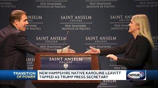 President-elect Donald Trump chooses New Hampshire's Karoline Leavitt as White House press secretary