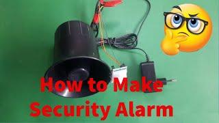 Motion Sensor Security Alarm | How To Safe Your Shop From Theft | PIR Motion Sensor without  Arduino