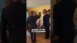 U.S. Marine’s final salute before he passed away ️