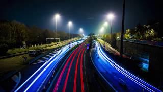 Timelapse Car Light Trails