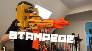 The Nerf N-strike Stampede doesn’t need rev triggers