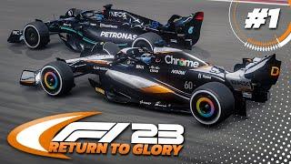 NEW SEASON 2! CHROME MCLAREN! F1 23 Career Mode Part 24 (110% AI)