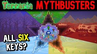 Can one Enemy drop all SIX Biome Keys? | Terraria Journey's End Mythbusters