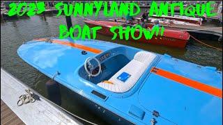 2023 Sunnyland Antique Boat show! (Beautiful Antique Boats!!) Donzi Garwood Cigarette ChrisCraft