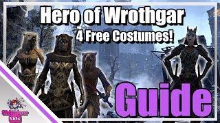 ESO: Hero of Wrothgar Achievement Guide! - 4 Free Costumes!