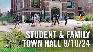 UND Student & Family Town Hall 9/10/2024