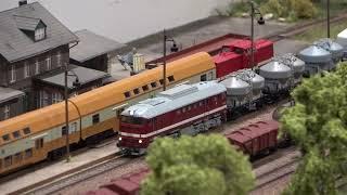 Wundervollle Modellbahn Anlage mit viel Güterverkehr - Modelleisenbahn & Eisenbahnfreunde Halle