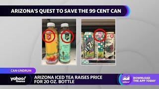 AriZona Iced Tea works to maintain $0.99 price of canned drinks