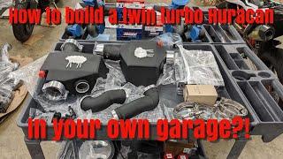 Race Engineered Twin Turbo Huracan Project - At Home-Style Build Pt. 1