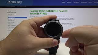 Factory Reset SAMSUNG Gear S3 Frontier - Wipe Data / Erase Storage