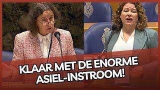 Marjolein Faber SLOOPT arrogante D66'er die NIKS aan de asiel-instroom wil doen!