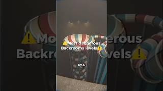 ️Most DANGEROUS Backrooms Levels...️ (Part.6) #shorts