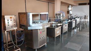 Automatic Syrup Liquid Filling, Capping, Labelling Machine, Pharmaceutical Packing Line