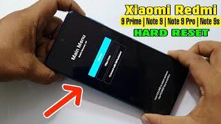 Redmi 9 Prime/Note 9/Note 9 Pro/Note 9s Hard Reset or Pattern Unlock Easy Trick With Keys