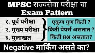 MPSC Exam Pattern : MPSC Rajyaseva Exam Pattern | एमपीएससी राज्यसेवा परीक्षा चे टप्पे