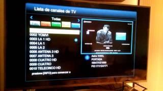 [7/7] Freesat V7 en español: Cómo ordenar los canales mediante el menú