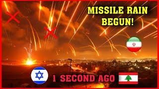 30 Minutes Ago! Hezbollah's Missile Rain Begun! Iran's Missile Coordinator Suddenly Fell! Israel..