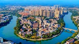 Luoding, Guangdong, China. 罗定市 (1000000)