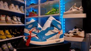 Off White Air Jordan 1 UNC Unboxing