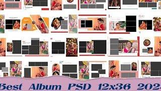 Wedding album Design PSD file  download 2024 || Free download PSD 12x36