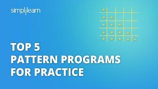 Top 5 Pattern Programs For Practice | Easy Pattern Programs In Java | #Shorts | Simplilearn