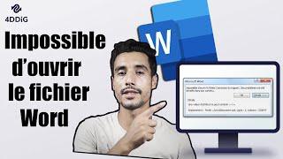 Impossible d'ouvrir le fichier Word, Des problèmes ont été décelés dans son contenu [5 Solutions]