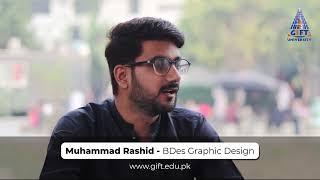 Muhammad Rashid | Student of GIFT University | Recipient of Fully Funded Scholarship