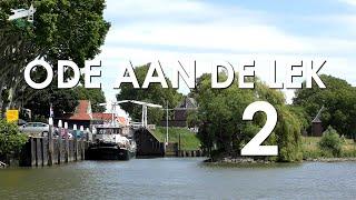 Sailing on the Lek in the Netherlands between Vreeswijk and Kinderdijk in the Netherlands