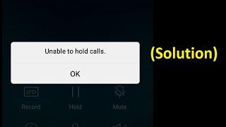 Unable to hold calls fix - Can't make a call (solution) - vivo mobile calling problem