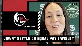 Sue Bird talks USWNT winning the class action equal pay lawsuit: ‘Trend setters!’ | NBA Today