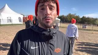 Isai Rodriguez after Oklahoma State takes 2nd at 2022 NCAA XC