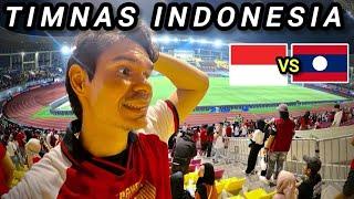 ORANG PRANCIS SUPORT INDONESIA VS LAOS HIGHLIGHT DI MANAHAN STADIUM SOLO GOL KE TIGA GIMANA WASIT