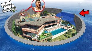 GTA 5 : Shinchan and Franklin Save His House From Biggest Tsunami Ever In Gta 5 !