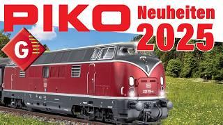 PIKO Neuheiten 2025 für Spur-G: Diesellok BR 221, Blaue Mauritius und noch mehr LOKS & WAGEN!