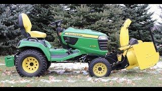 John Deere x738 Snow Blower Install