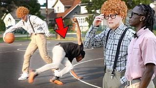 Nerds Play Basketball & EXPOSE Hoopers At The Park!