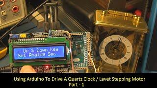 Using Arduino To Drive A Quartz Clock / Lavet Stepping Motor - Part 1