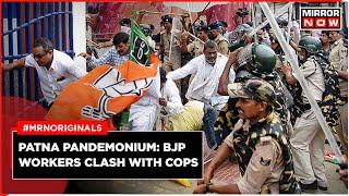 Patna Protest | BJP Workers Lathi Charged, Police Use Tear Gas | BJP Worker Dies | Bihar Protest