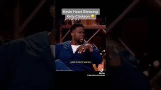 Kevin Hart shushes Kelly Clarkson when she discusses "the powers that be"...