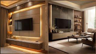 Latest Modern TV Wall Unit Designs | Latest Wooden TV Cabinet Designs