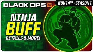 Footstep Nerf, Ninja Buff, Anti-Cheat Updates, & More! | (Black Ops 6 Season 1)