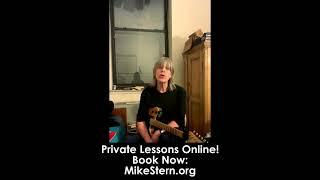 Private Guitar Lessons Online with Mike Stern