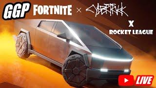 Tesla Cybertruck freischalten! |  Rocket Racing und Rocket League! | Fortnite Live