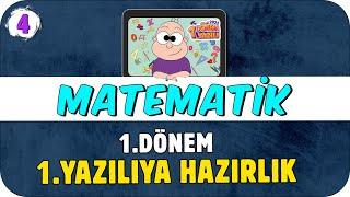 4.Sınıf Matematik 1.Dönem 1.Yazılıya Hazırlık  #2023